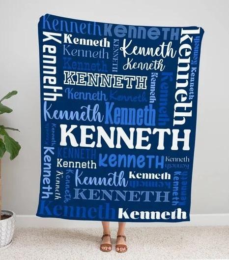 Custom Flannel Throw Blanket | Single-Side Digital Print & Logo