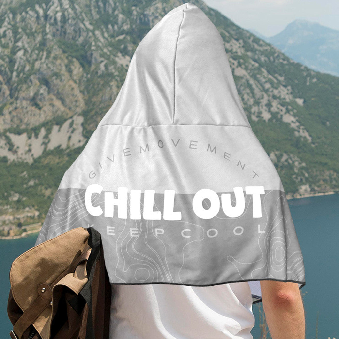 Instant Cooling Hooded Towels for Neck and Face