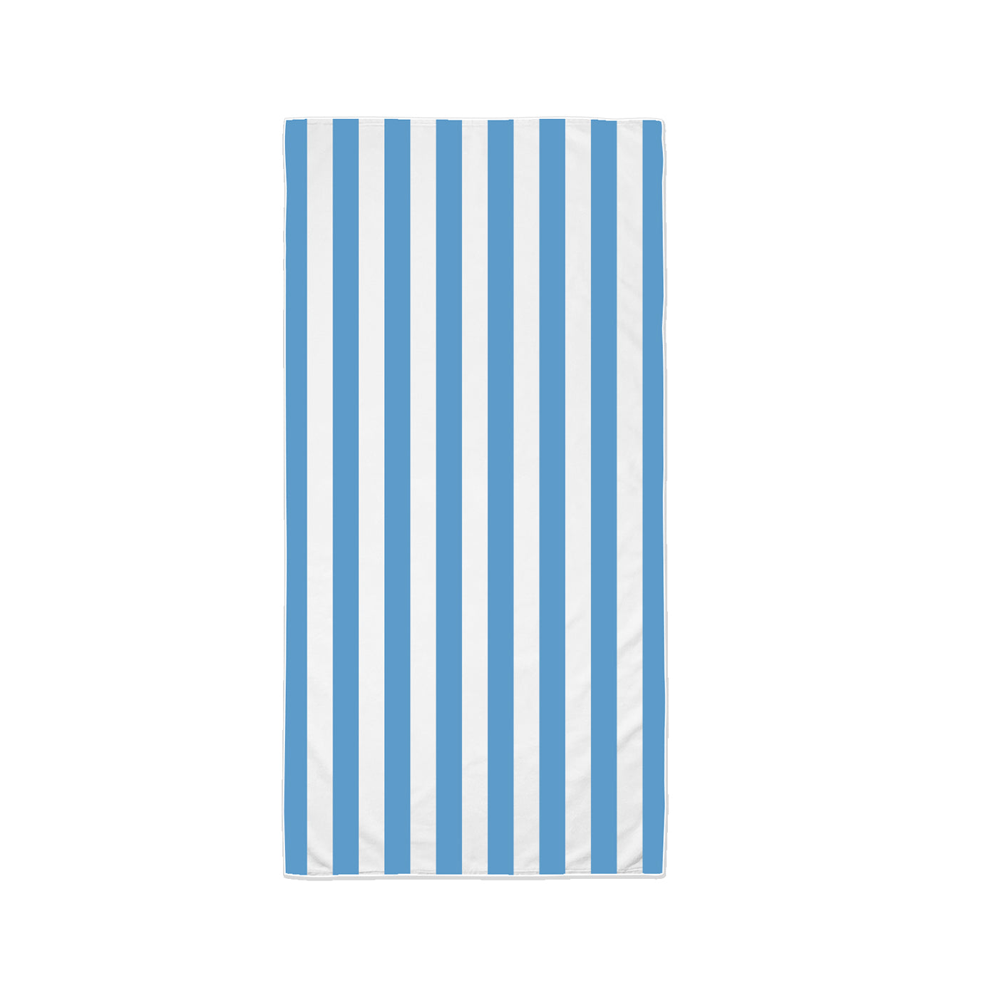 Blue and White Striped Cabana Beach Towel