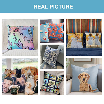 Custom Cotton & Linen Pillowcase | Personalized Logo & Design