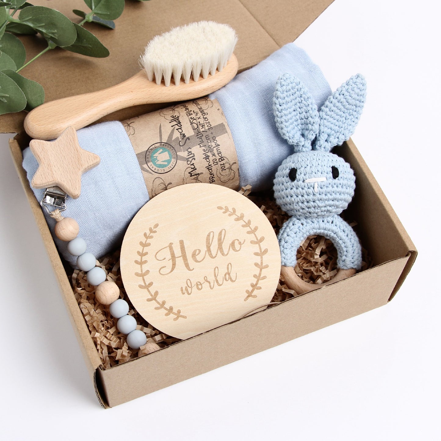 5 Piece Newborn Baby Gift Box Set-Bee