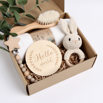 5 Piece Newborn Baby Gift Box Set-Bee