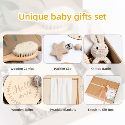 5 Piece Newborn Baby Gift Box Set-Bunny