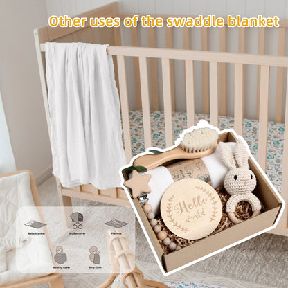 5 Piece Newborn Baby Gift Box Set-Bunny