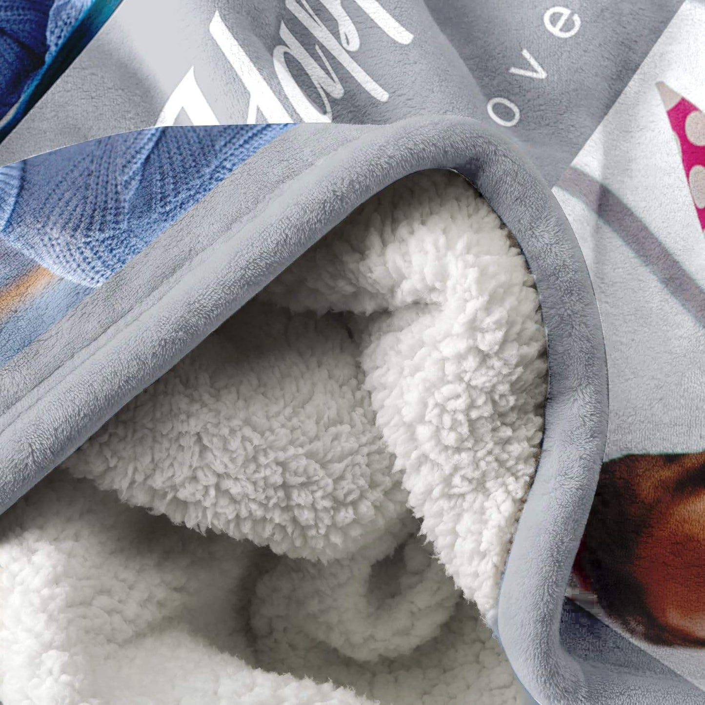Double Layer Sherpa Flannel Fleece Blanket | Digital Print Cozy Throw