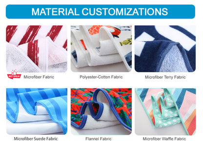 Custom Beach Towel | Personalized Logo, Colors & Sizes Available