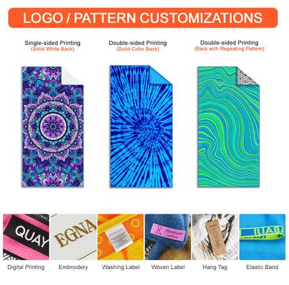 Custom Beach Towel | Personalized Logo, Colors & Sizes Available