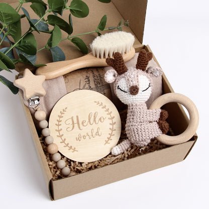 5 Piece Newborn Baby Gift Box Set-Bee