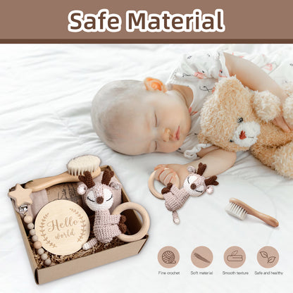 5 Piece Newborn Baby Gift Box Set-Deer 1