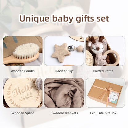 5 Piece Newborn Baby Gift Box Set-Deer 1