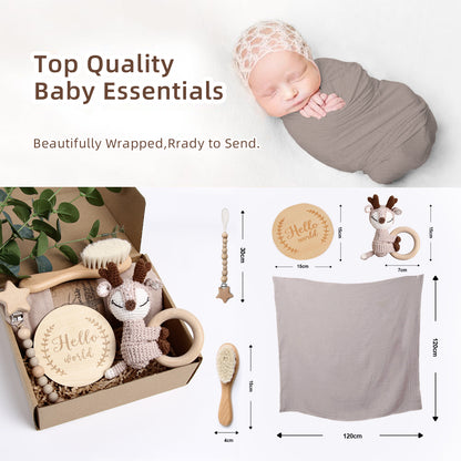 5 Piece Newborn Baby Gift Box Set-Deer 1