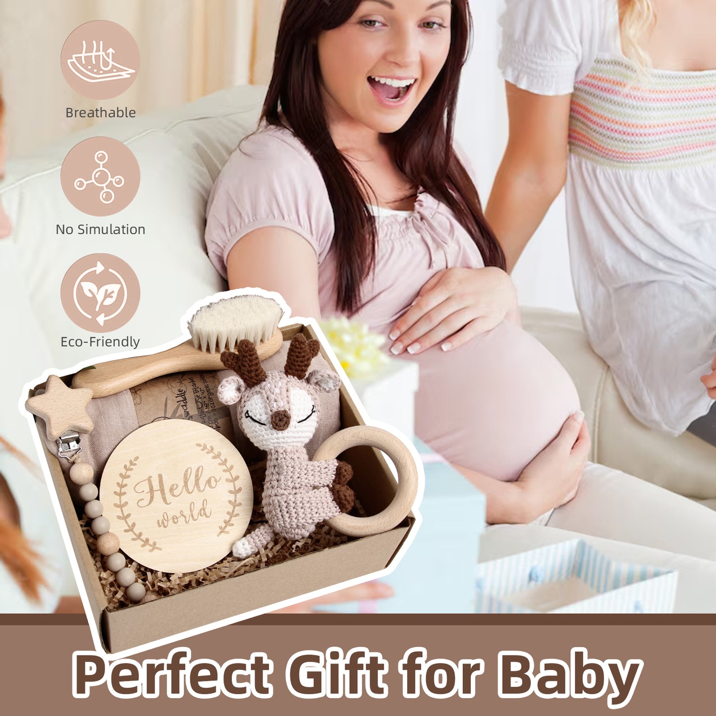 5 Piece Newborn Baby Gift Box Set-Deer 1