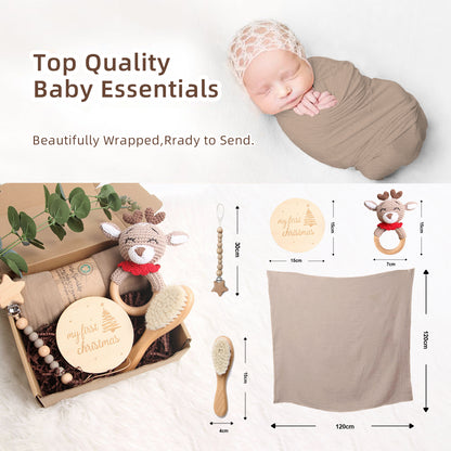 5 Piece Newborn Baby Gift Box Set-Deer 2