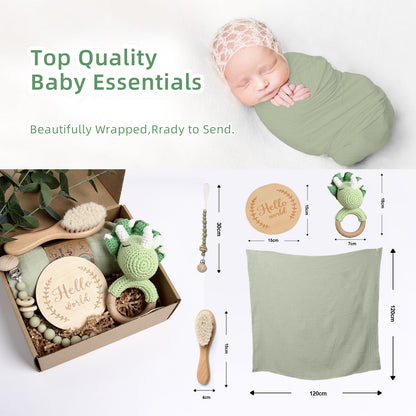 5 Piece Newborn Baby Gift Box Set-Dinosaur