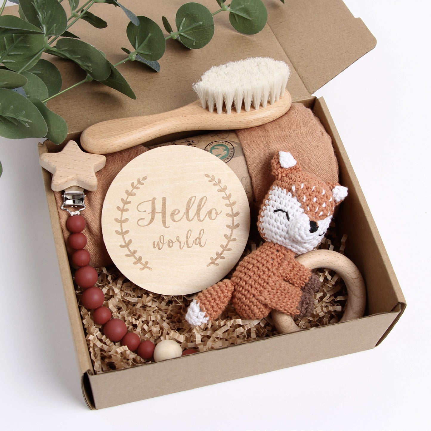 5 Piece Newborn Baby Gift Box Set-Bee