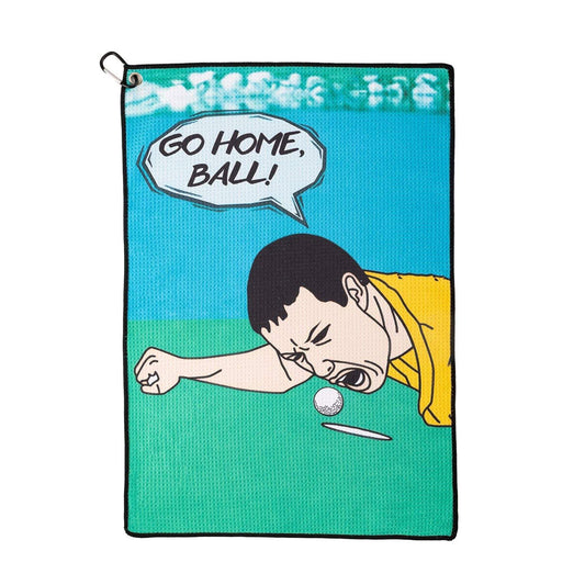 Funny Golf Towels with Clip for Bags & Carts