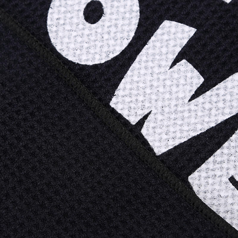 Custom Waffle Pattern Microfiber Golf Towel with Clip