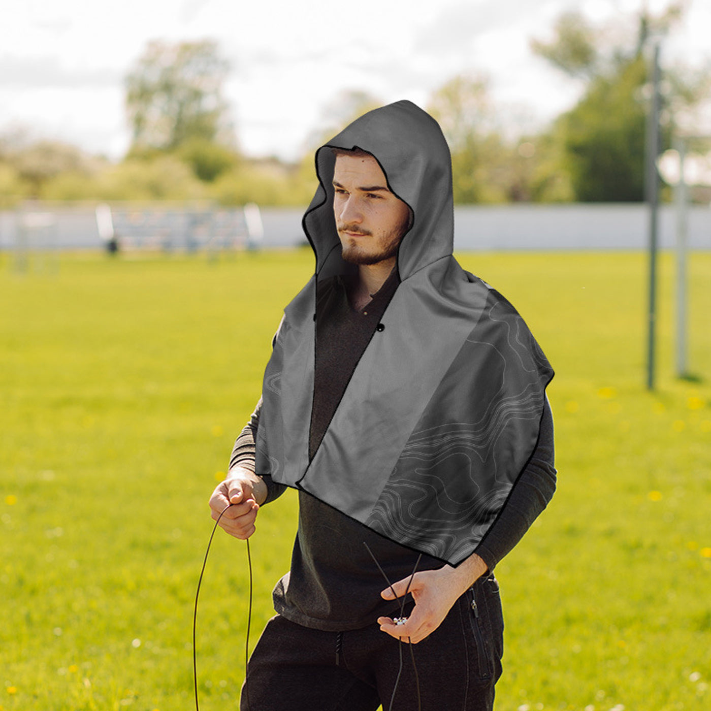 Instant Cooling Hooded Towels for Neck and Face