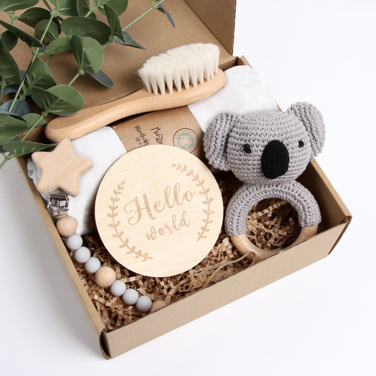 5 Piece Newborn Baby Gift Box Set-Bee