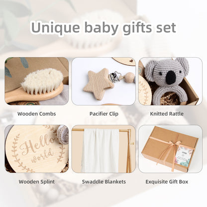 5 Piece Newborn Baby Gift Box Set-Bear