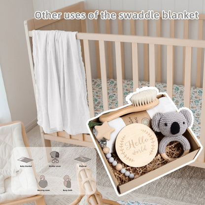 5 Piece Newborn Baby Gift Box Set-Bear