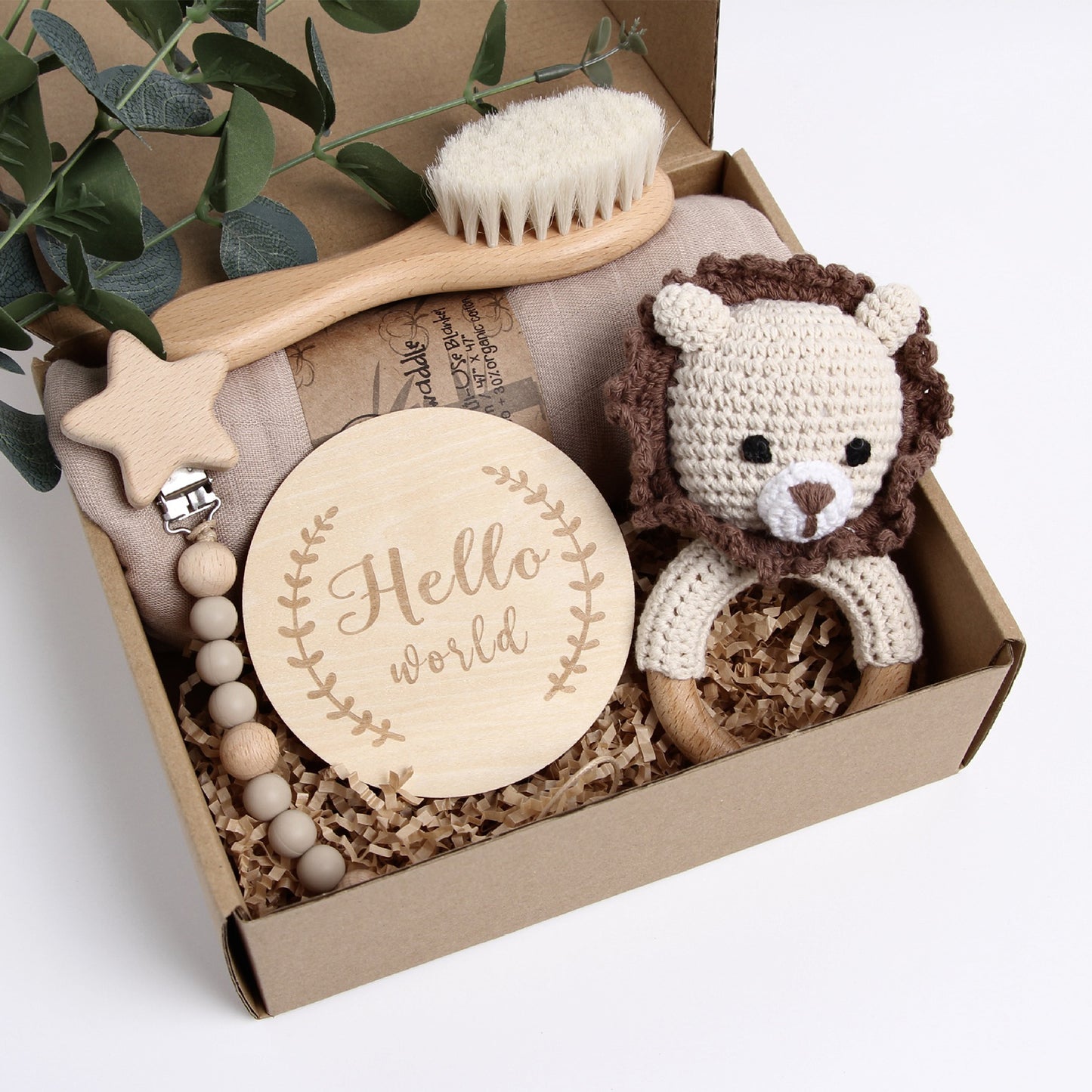 5 Piece Newborn Baby Gift Box Set-Bee