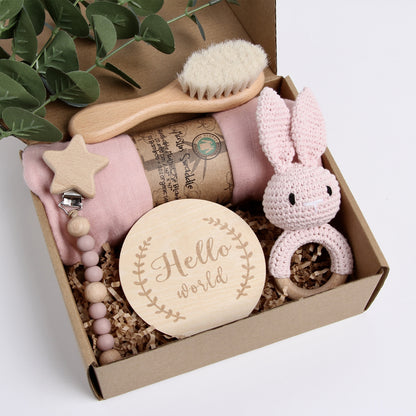 5 Piece Newborn Baby Gift Box Set-Bee