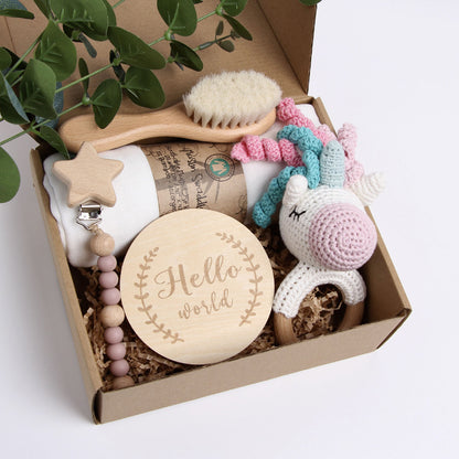 5 Piece Newborn Baby Gift Box Set-Bee