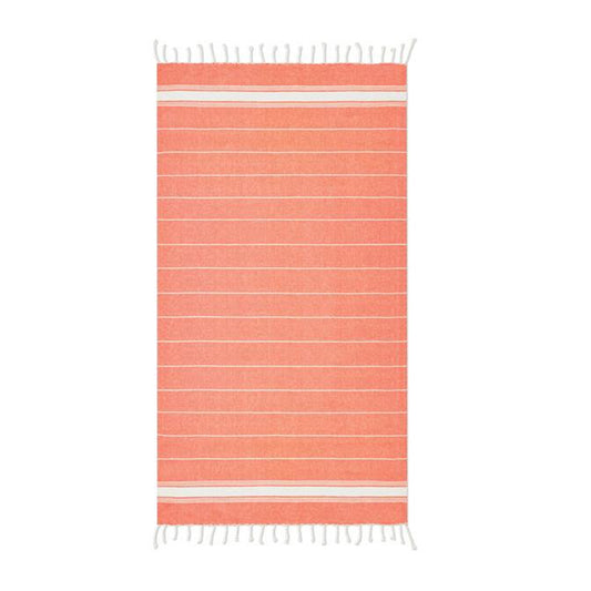 Turkish Towel with Tassels | Lightweight Quick Dry Beach & Travel Towel