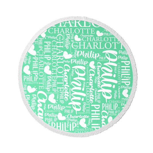 Round Sand-Free Beach Towel | Unique Shape for Travel & Beach