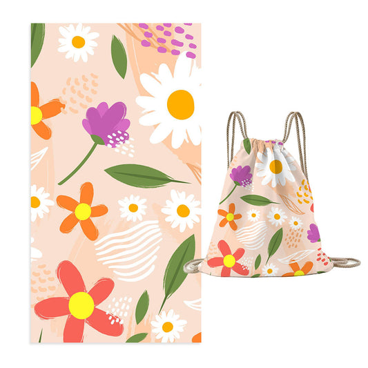 2 in 1 Convertible Beach Bag turns into a Beach Towel